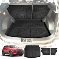 Boot Liner Set for Chery Tiggo 4 Petrol 2025-Onwards All Weather Heavy Duty Car Trunk Back Seat Protector Cargo Kick Mats