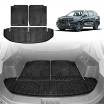 3 Pcs Boot Liners for Chery Tiggo 8 Pro Max 2024-Onwards All Weather Heavy Duty Cargo Trunk Cover Mats Luggage Tray Car Accessories