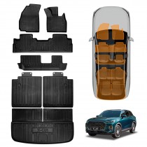 3D Floor Mats Boot Liners for Chery Tiggo 9 Super Hybrid 2025-Onwards All Weather Heavy Duty Cargo Car Trunk Luggage Tray