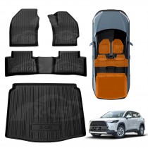 3D Floor Mats Boot Liner for Toyota Corolla Cross 2022-Onwards All Weather Heavy Duty Cargo Car Trunk Luggage Tray