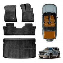 3D Floor Mats Boot Liner Set for DENZA B5 2026-Onwards All Weather Heavy Duty Cargo Car Trunk Luggage Tray