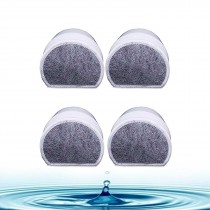 Replacement Charcoal Filters 4 Packs for PetSafe Drinkwell Avalon,Pagoda,Sedona,1.8 3.7 7.5 Litre,Butterfly,Stainless 360,Streamside,Seaside Stainless Pet Water Fountain