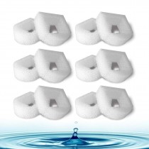 Replacement Foam Filters for PetSafe Drinkwell Stainless Steel 360,Ceramic,Lotus,Avalon,Pagoda, Sedona,PAC19-14089 Pet Water Fountain