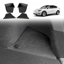 Tesla Model Y 2022-2024 Car Rear Trunk Storage Box Trunk Organizer Side Packets Tray Bins