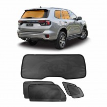 Window Sun Shades for Ford Everest 2022-Onwards Car UV Protection Windscreen Blind Mesh