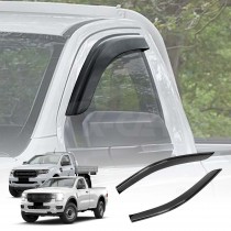 Weathershields for Ford Next-Gen Ranger Single Cab 2022-2025 Car Weather Shields Wind Deflectors Window Sun Visor 2-Piece Set
