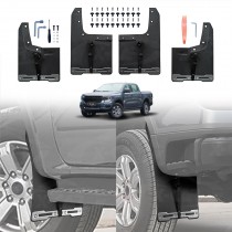 Mud Flaps Splash Guards with Metal Plate for Ford NEXT-GEN Ranger Dual Cab 2022-Onwards Heavy Duty Mudguard Fender Front and Rear