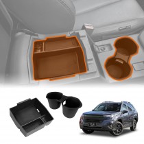 Centre Console Organiser Set for Subaru Forester 6th Gen 2025-Onwards Armrest Storage Box Cup Holder Car Interior Accessories