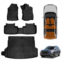 3D Floor Mats Boot Liner Set for Subaru Forester 6th Gen 2025-Onwards With Subwoofer Heavy Duty Cargo Car Trunk Luggage Tray