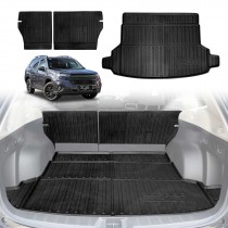 Boot Liner Back Seat Protector for Subaru Forester 6th Gen 2025-Onwards Without Subwoofer All Weather Heavy Duty Cargo Car Trunk Kick Mats