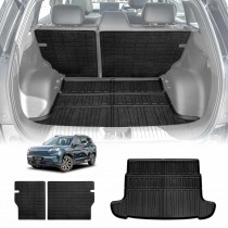 Boot Liner Kick Mats Set for Aion AION V 2025-Onwards All Weather Heavy Duty Cargo Car Trunk Back Seat Protector
