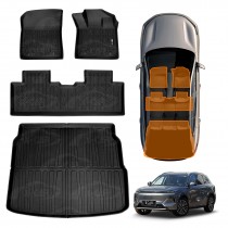 3D Floor Mats Boot Liner Set for Geely Starray EM-i 2025-Onwards All Weather Heavy Duty Cargo Car Trunk Luggage Tray