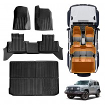 3D Floor Mats Boot Liner for GWM Tank 300 Tank300 PHEV 2023-Onwards All Weather Heavy Duty Cargo Car Trunk Luggage Tray Acessories