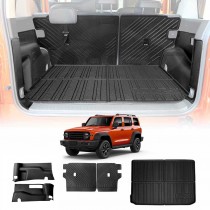Boot Liner Kick Mats for GWM Tank 300 Tank300 2023-Onwards All Weather Heavy Duty Cargo Car Seat Side Trunk Protector