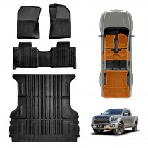 3D Floor Mats Tub Liner for GWM Cannon Alpha Diesel and Hybrid 2024-Onwards All Weather Heavy Duty Cargo Car Trunk Luggage Tray
