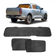 Window Sun Shades for GWM UTE Cannon-X / L 2021-2025 Car Custom Rear Windscreen Shade Sun Blind Mesh