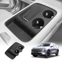 Cup Holder Insert Pad for GWM Haval H6 2025-Onwards Centre Armrest Anti-Slip Wireless Charging Silicone Pad Organizer Accessories