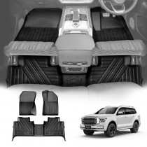 3D Floor Mats for GWM Tank 500 Tank500 PHEV 2024-Onwards Heavy Duty All Weather Waterproof Interior Protection Car Liner Set