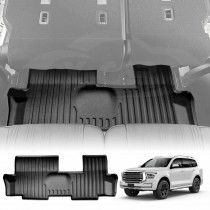 3D Heavy Duty All Weather Car Mat Floor Liner Third Row Seat for GWM Tank 500 Tank500 2024-2025