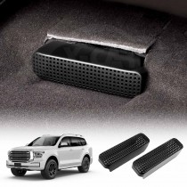 GWM Tank 500 Tank500 2024-2025 Backseat Rear Under Seat Air Conditioning Outlet Vent Cover Flow Grille Protector Set of 2 