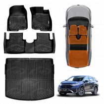 3D Floor Mats Boot Liner for Honda CRV CR-V 2017-2023 All Weather Heavy Duty Cargo Car Trunk Luggage Tray