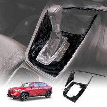 Gear Box Shift Panel Frame Carbon Fibre Style Center Console Cover Protector for Honda HR-V HRV 2022-2024