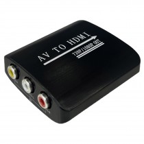 AV to HDMI Converter RCA to HDMI Adapter Aluminum 1080P Analog Composite CVBS Video for Smart TV PS2 Wii SNES N64 Gamecube Xbox VHS VCR DVD Player