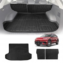Boot Liner Set for Hyundai ELEXIO 2025-Onwards All Weather Heavy Duty Car Trunk Cargo Kick Mats Back Seat Protector