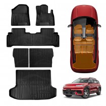 Floor Mats Boot Liner Set for Hyundai ELEXIO 2025-Onwards All Weather Heavy Duty Cargo Kick Back Seat Protector Cover