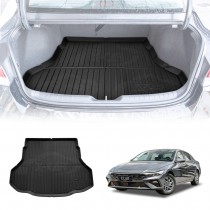 Boot Liner for Hyundai i30 Sedan CN7.V2 V3 V4 2023-Onwards All Weather Heavy Duty Cargo Trunk Cover Mat Luggage Tray Car Accessories