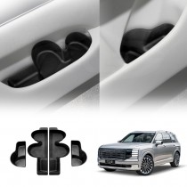 Door Side Storage Trays for Hyundai Palisade LX3 Series 2026-Onwards Front & Rear Row Car Interior Organiser Accessories