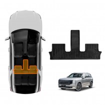 Third Row Seat Floor Mat for Hyundai Palisade LX3 2026-Onwards Heavy Duty All Weather Car Mats Carpet Liner Set
