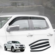 Weathershields for Holden Colorado RG 2012-2020 Car Weather Shields Wind Deflectors Window Sun Visor 4-Piece Set