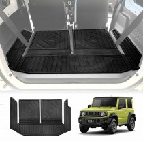 Split Fold Boot Liner for Suzuki Jimny 3-Door 2018-Onwards Heavy Duty Cargo Trunk Mat Luggage Tray