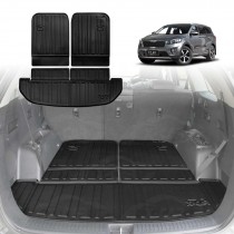 3 Pcs Boot Liners for Kia Sorento UM Series 2015-2020 All Weather Heavy Duty Cargo Trunk Mat Luggage Tray Car Accessories