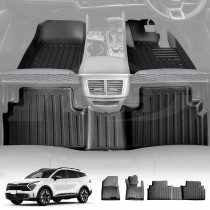 3D All-Weather TPE Floor Mats for Kia Sportage 2021-2025 Heavy Duty Customized Car Floor Liners Full Set Carpet