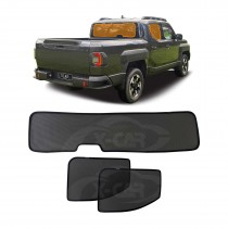 Window Sun Shades for Kia Tasman Dual Cab 2025-Onwards Car UV Protection Windscreen Blind Mesh