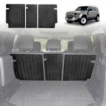 Back Seat Protector for Land Rover Defender L663 110 5 Seater 2020-Onwards All Weather Heavy Duty Car Seat Kick Mats Cover Accessories