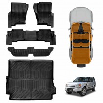 3D Floor Mats Boot Liner for Land Rover Discovery & Discovery 3 4 D3 D4 2005-2016 All Weather Heavy Duty Cargo Car Trunk Luggage Tray