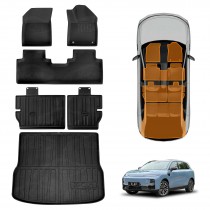 3D Floor Mats Boot Liner Set for Leapmotor B10 2025-Onwards All Weather Heavy Duty Cargo Kick Mats Back Seat Protector Cover