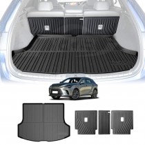 Boot Liner Back Seat Protector Combo for Lexus RX350 RX350h RX500h 2022-2025 Heavy Duty Car Kick Mats Cover Cargo Trunk Mat