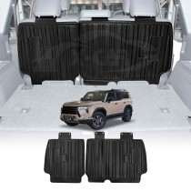 Back Seat Protector for Lexus GX 550 GX550 2024-Onwards All Weather Heavy Duty Car Seat Kick Mats Cover