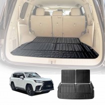 Boot Liners for Lexus LX Series LX500d LX600 2021-Onwards 7 Seater All Weather Heavy Duty Cargo Trunk Mat Luggage Tray Car Accessories