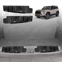 Rear Bumper Guard Trims for Lexus GX550 GX 550 7 Seater 2024-Onwards Black Boot Trunk Step Panel Protector Plate Accessories Set of 2