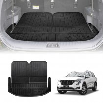 Boot Liners for Mahindra XUV700 2023-Onwards All Weather Heavy Duty Cargo Trunk Mat Luggage Tray Car Accessories 3 Pcs Set