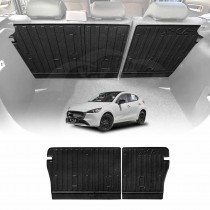 Back Seat Protector for Mazda 2 Hatch 2014-2025 DJ Series All Weather Heavy Duty Car Seat Kick Mats Cover