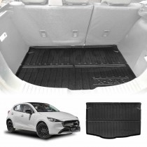 3D All-Weather Boot Liner for Mazda 2 Hatch 2014-2025 DJ Series Heavy Duty Cargo Trunk Mat Luggage Tray