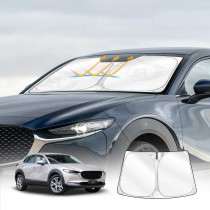 WindScreen Sun Shade for Mazda CX30 CX-30 2019-Onwards Blocks UV Rays Sun Visor Protector Foldable Sunshade