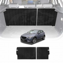 Back Seat Protector for Mazda CX-3 CX3 2015-2025 All Weather Heavy Duty Car Seat Kick Mats Cover