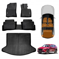 3D Floor Mats Boot Liner for Mazda CX5 CX-5 2017-2026 All Weather Heavy Duty Cargo Car Trunk Luggage Tray Acessories